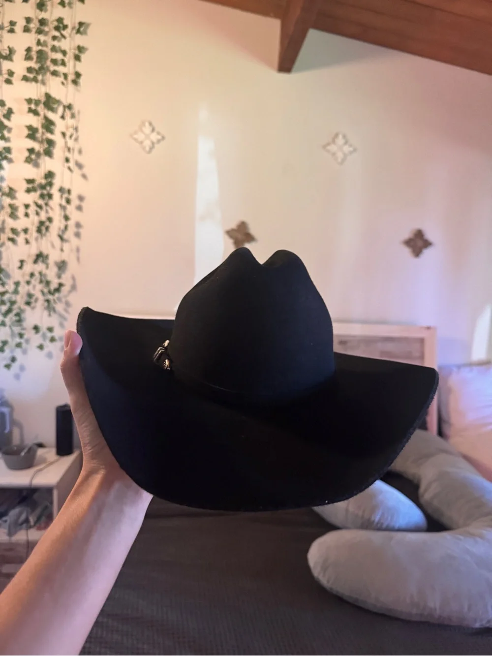 Stetson Black Felt Cowboy Hat